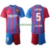 Maillot de Supporter FC Barcelone Sergio Busquets 5 Domicile 2021-22 Pour Enfant